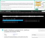 Healthcare Processes and Decision Making