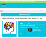 ABC Bookmaking Builds Vocabulary in the Content Areas