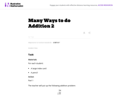 2.NBT Many Ways to do Addition 2
