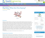 Big Data, What Are You Saying?