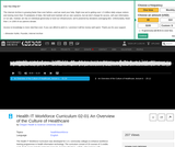 An Overview of the Culture of Healthcare